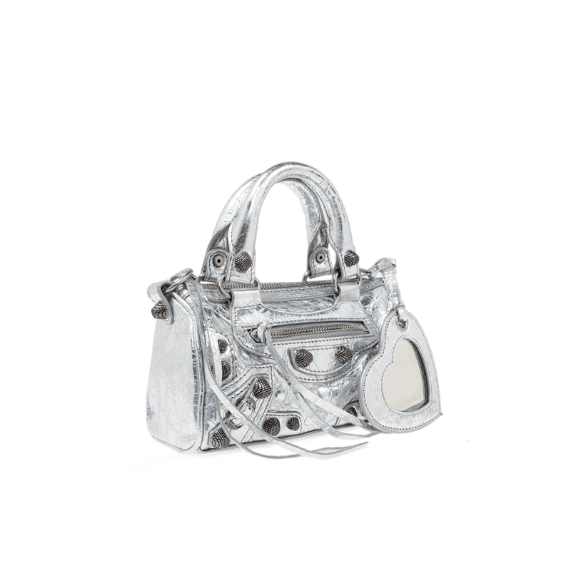 Bella Mini Versatile Bag In Silver Color