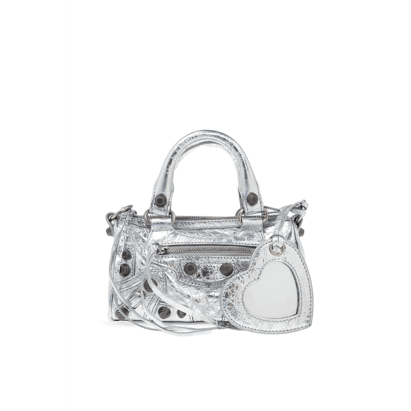 Bella Mini Versatile Bag In Silver Color