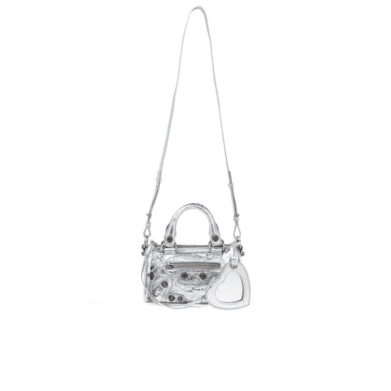 Bella Mini Versatile Bag In Silver Color